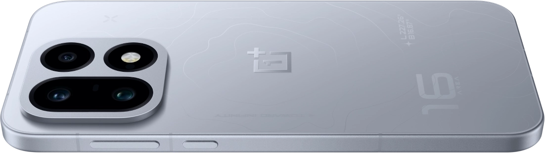 Official OnePlus 16 pale patterned rear with square camera module